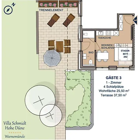Schmidt - Strandhaus Direkt Am Mit Sauna, Sport Und Duenengarten - * Росток